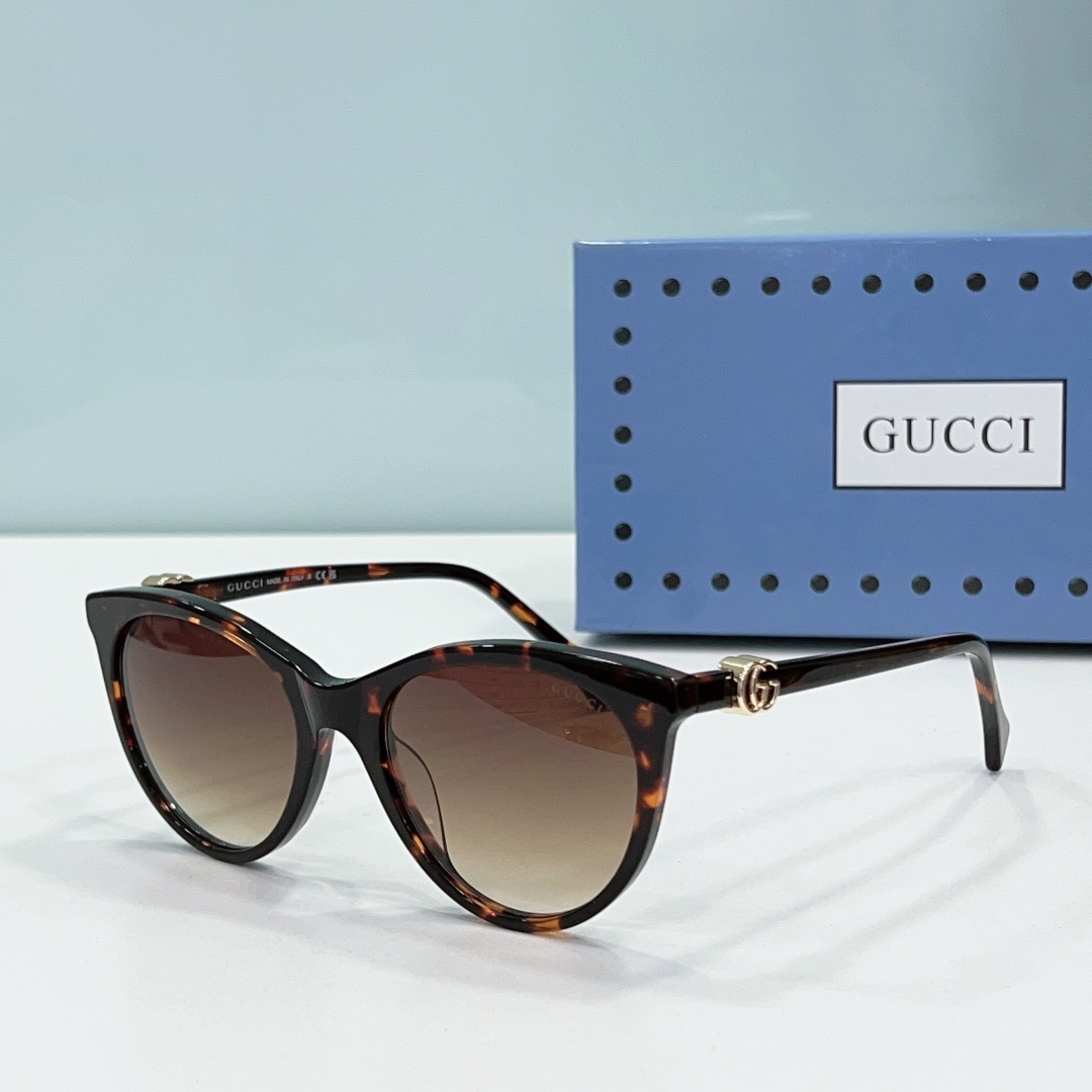 Gucci  Mirror leg Double G Logo  sunglasses Top quality （Replica）