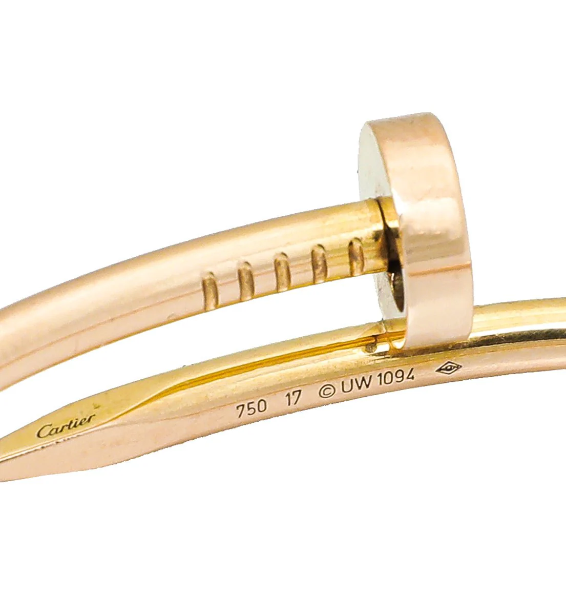 Cartier 18K Pink Gold Juste Un Clou Bracelet 17