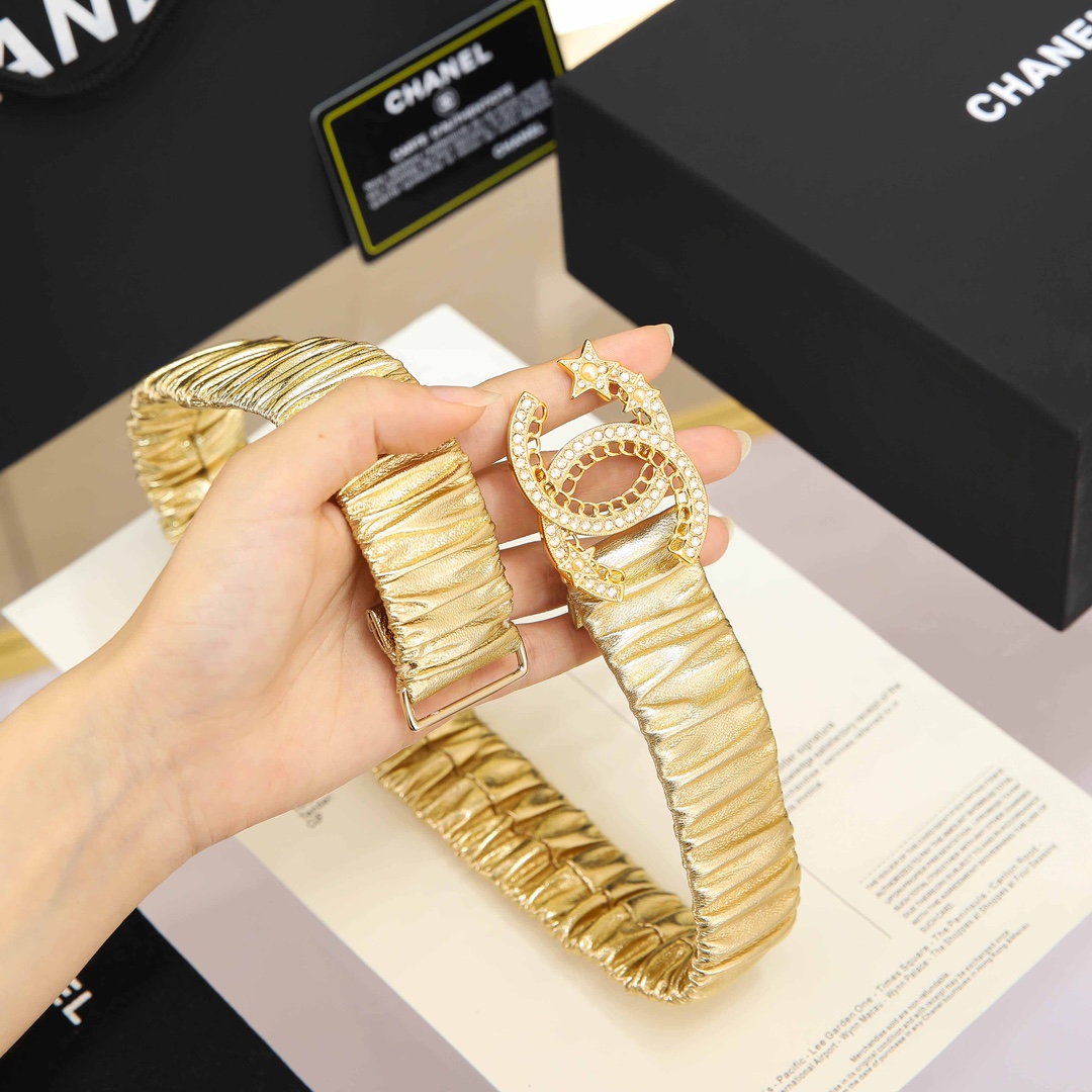 Chanel Leather Belts 1:1 Mirror Version