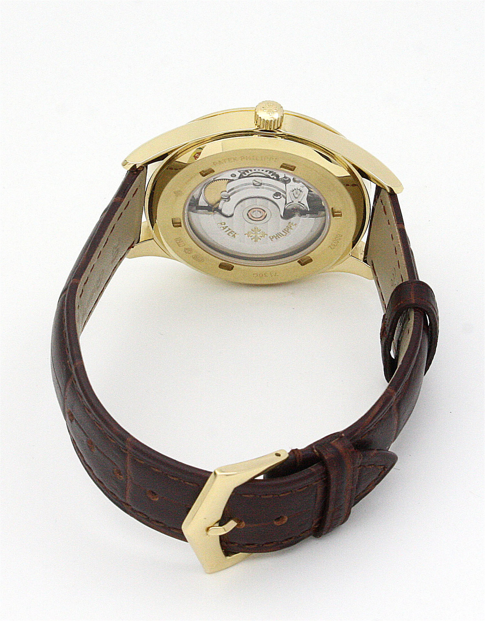 Complicated White Dial Leather Strap 5130J 39MM