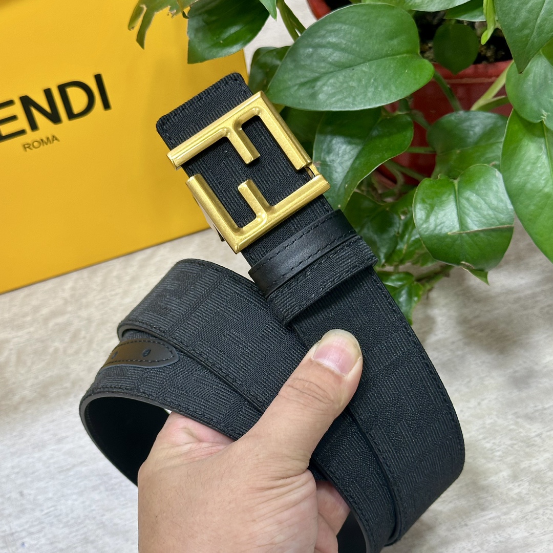 Fendi Leather Belts 1:1 Mirror Version