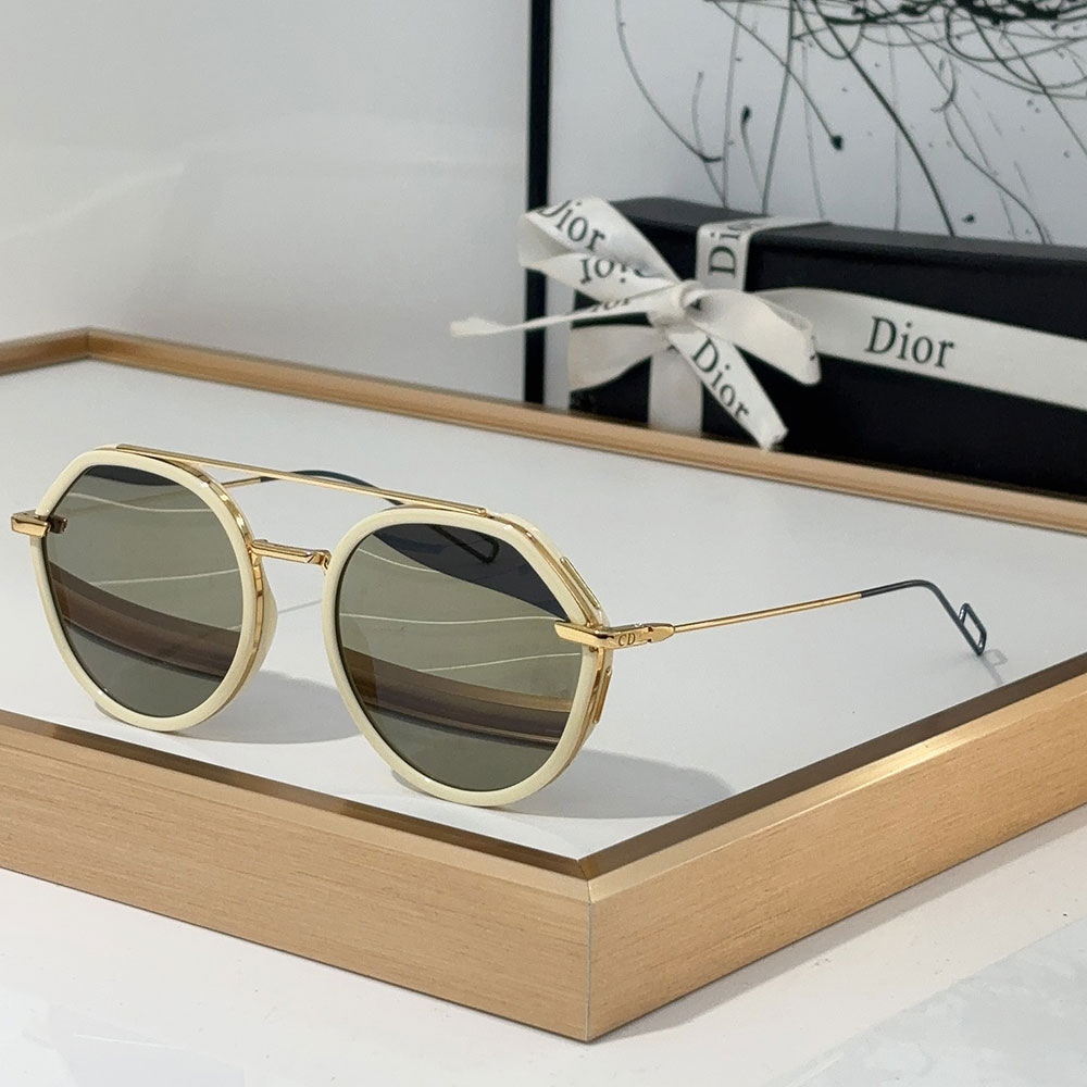 Dior Alloy Sunglasses With Reflective Frames Top quality (Replica）