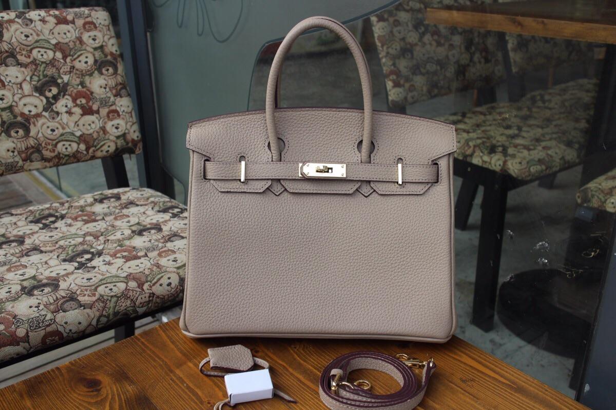 Replica Hermes Birkin Togo Calfskin Handbag 30cm and 35cm Grey
