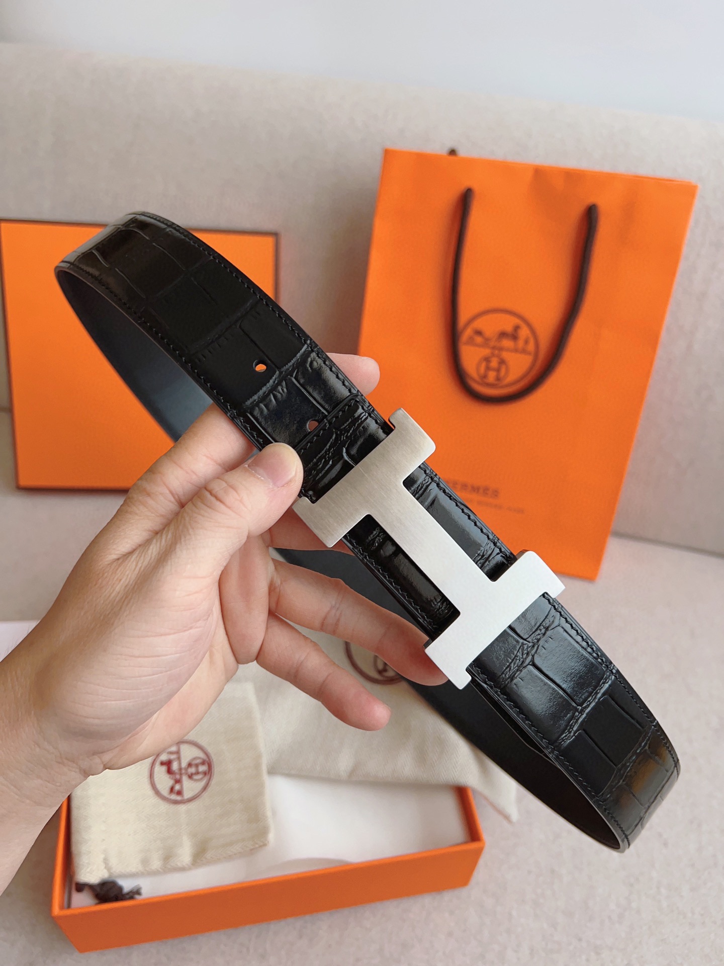 Hermes Leather Belts 1:1 Mirror Version