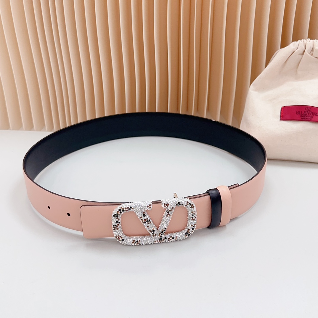 Valentino Leather Belts 1:1 Mirror Version