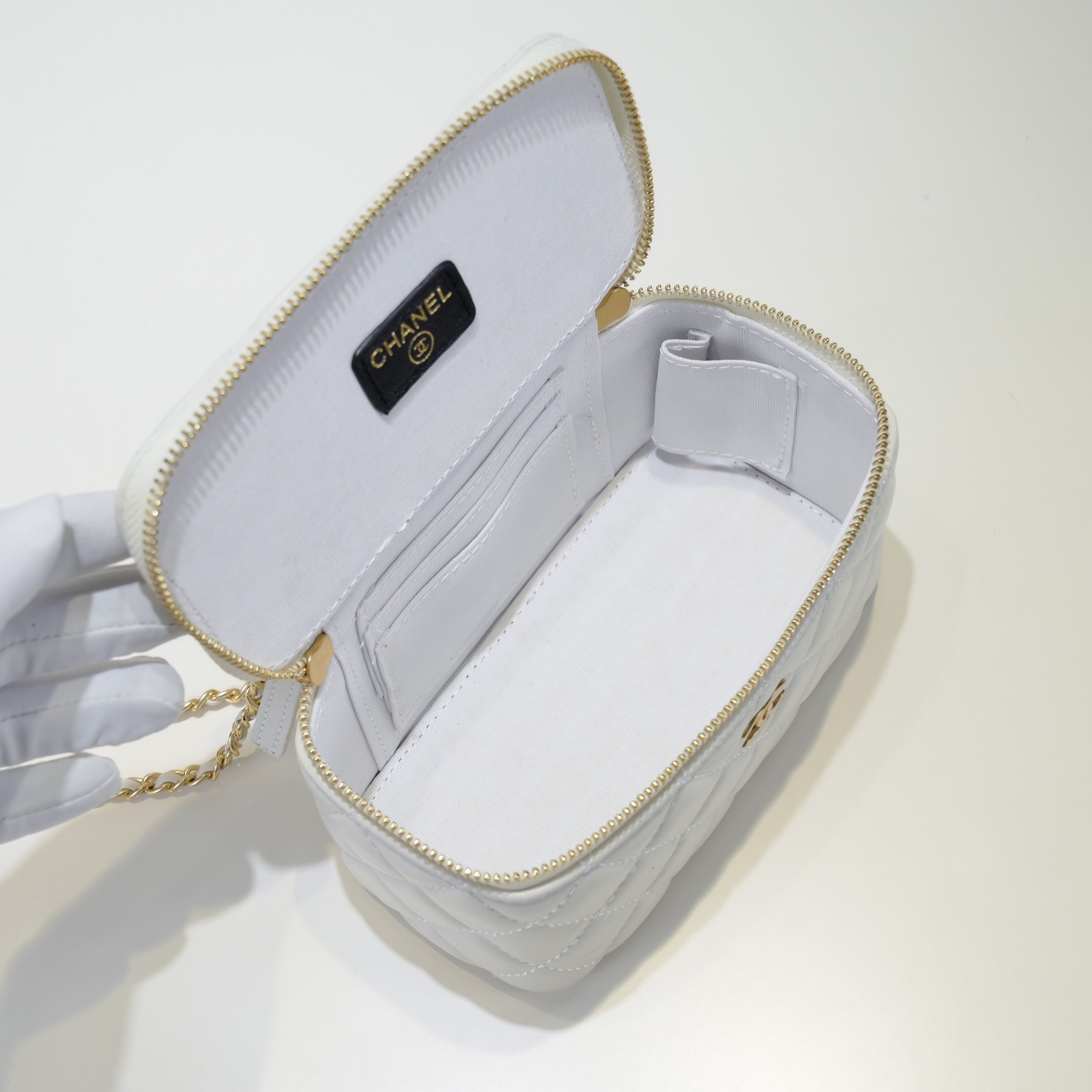 Chanel Cosmetics Box Makeup Shoulder Bag Handbag