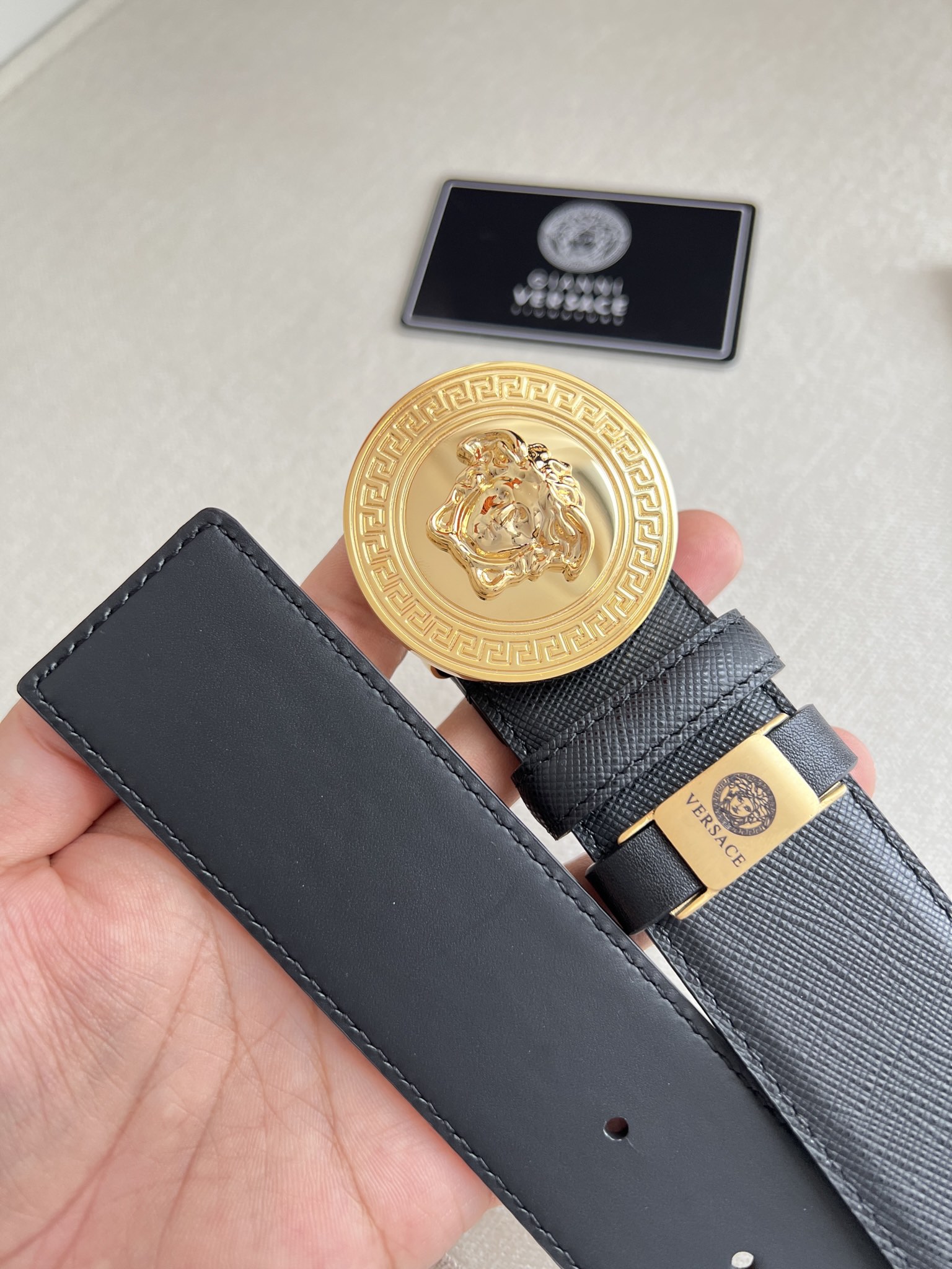 Versace Leather Belts 1:1 Mirror Version
