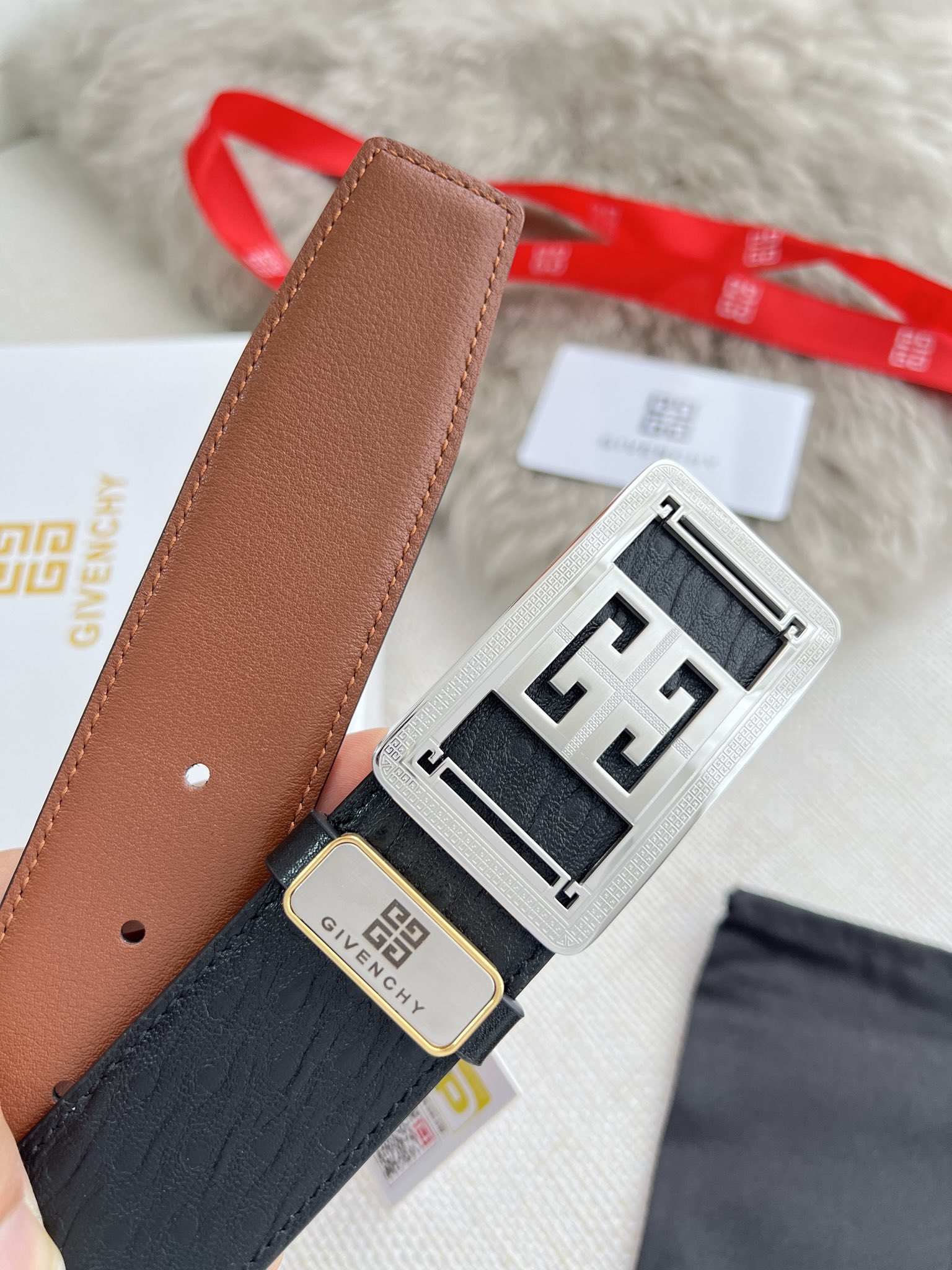 Givenchy Leather Belts 1:1 Mirror Version