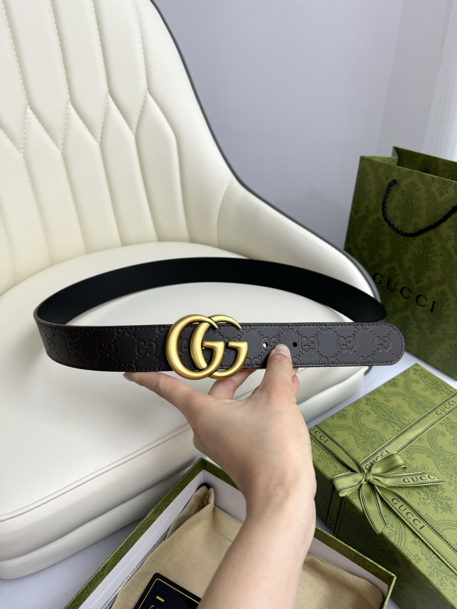 Gucci Leather Belts 1:1 Mirror Version