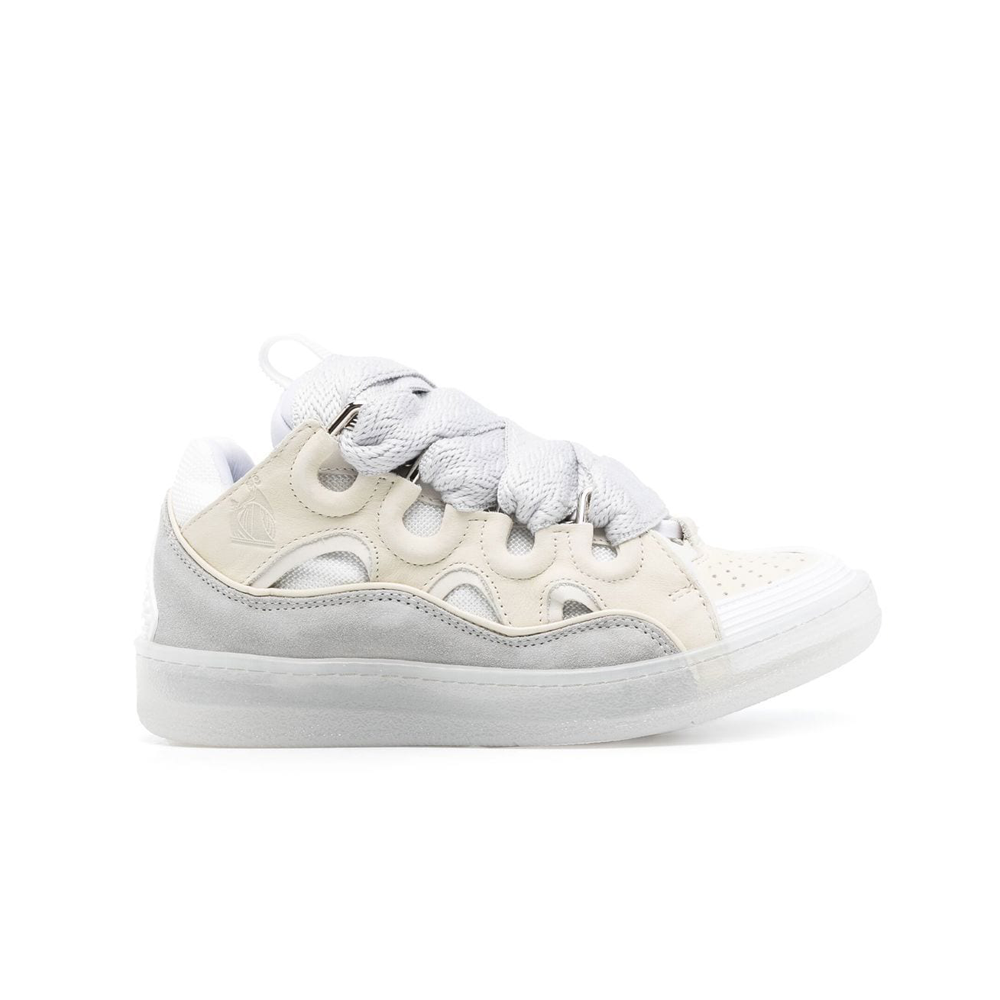 Lanvin LEATHER CURB SNEAKERS(Replica)