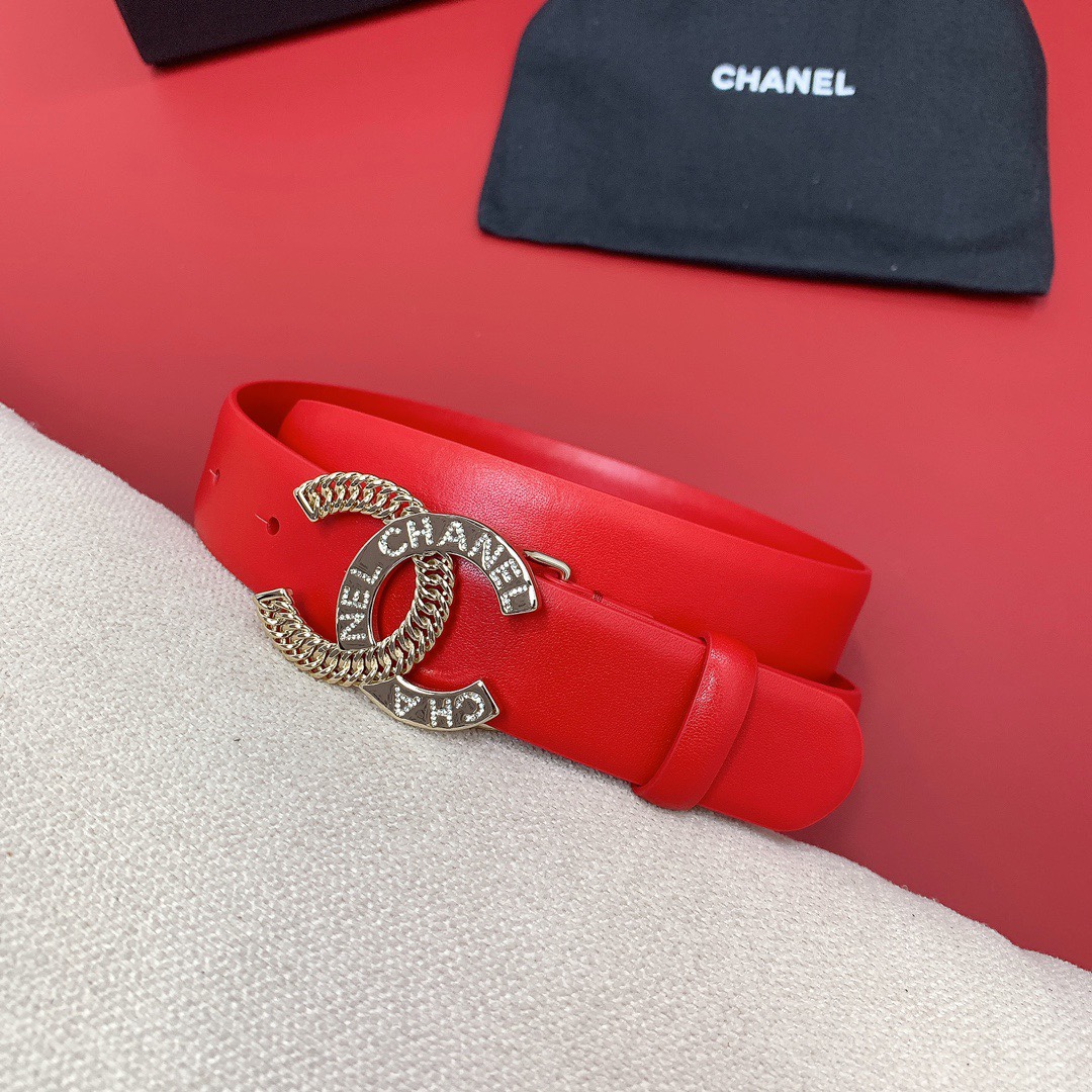 Chanel Leather Belts 1:1 Mirror Version