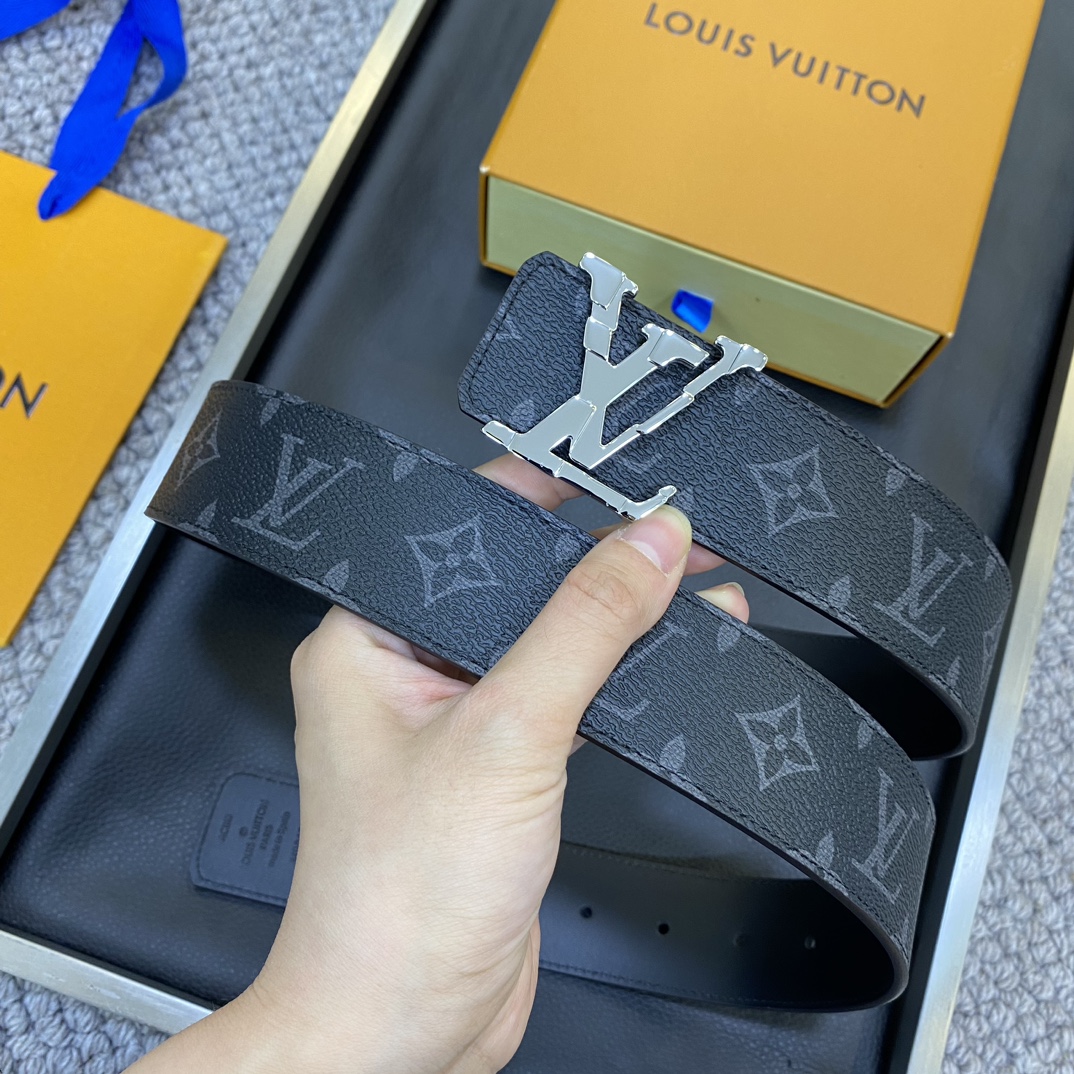 Louis Vuitton LV Leather Belts 1:1 Mirror Version