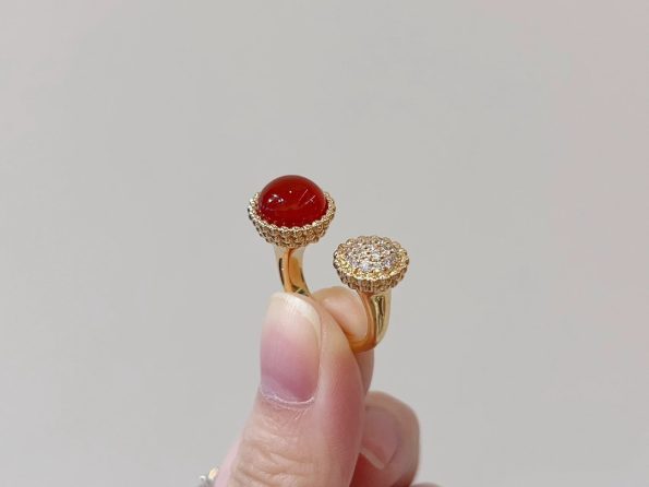 Van Cleef Ring Dupe, Red Onyx Ring