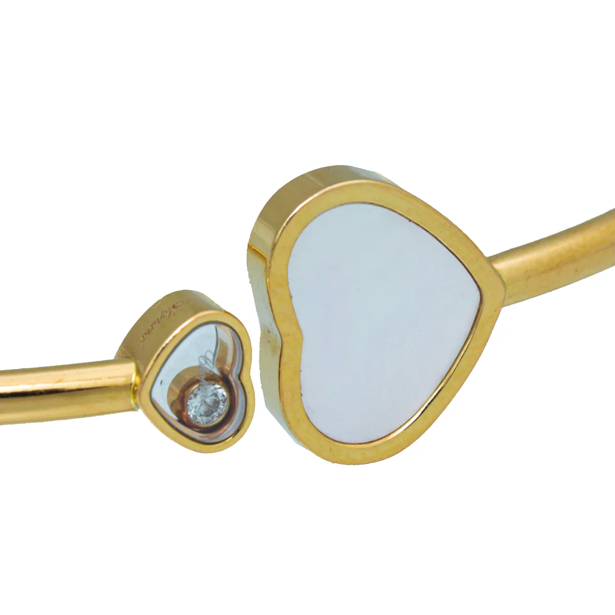 Chopard Ethical Rose Gold MOP Happy Hearts Bracelet