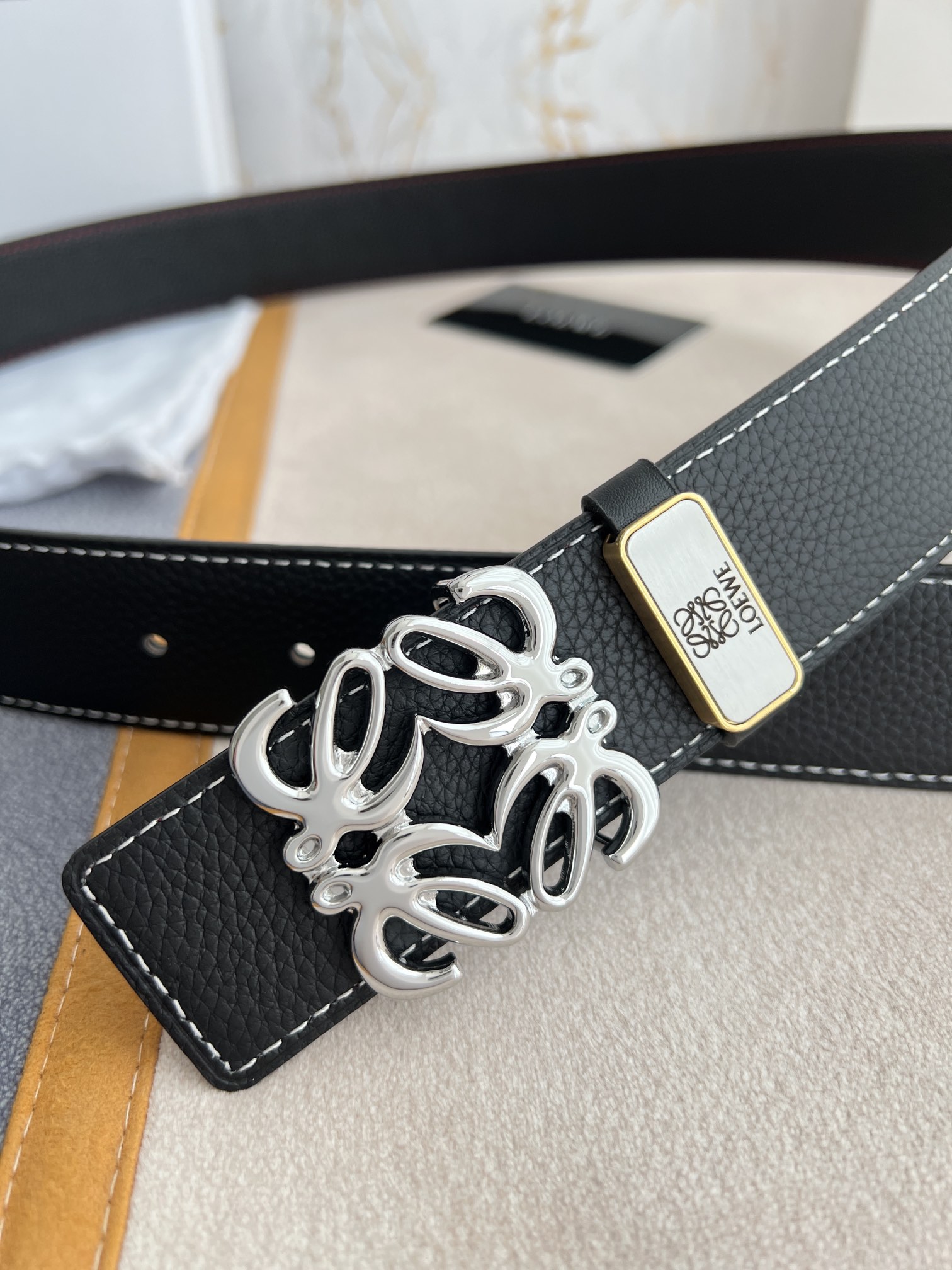 Loewe Leather Belts 1:1 Mirror Version