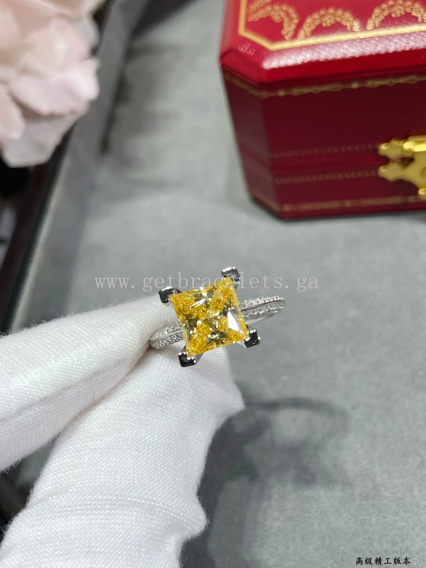 Cartier Wedding Ring with Diamonds