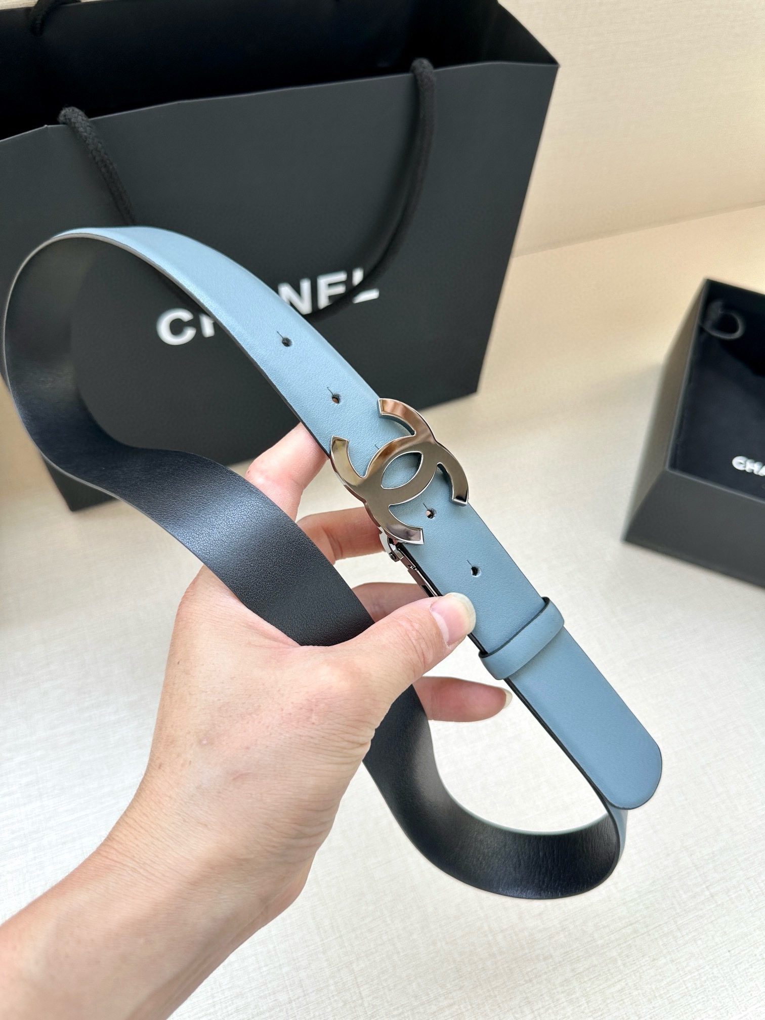 Chanel Leather Belts 1:1 Mirror Version