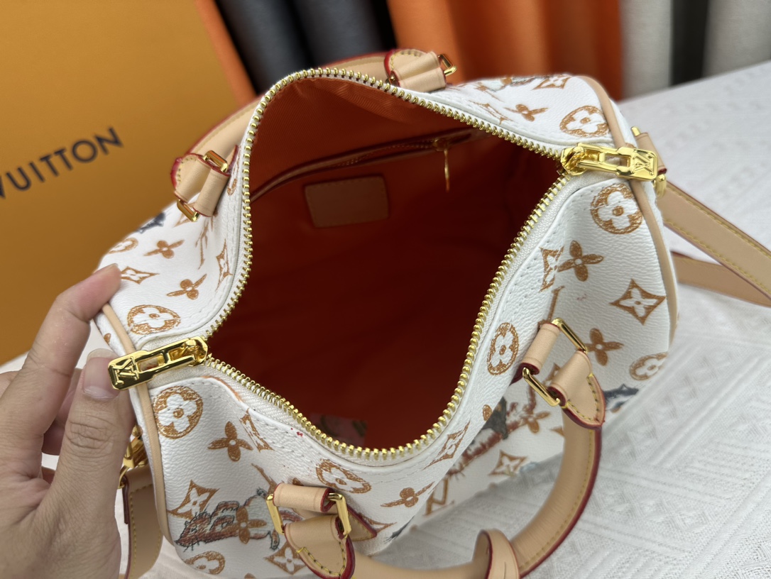 Louis Vuitton Speedy Bandoulière 25 Monogram Leather Shoulder Bag Handbag