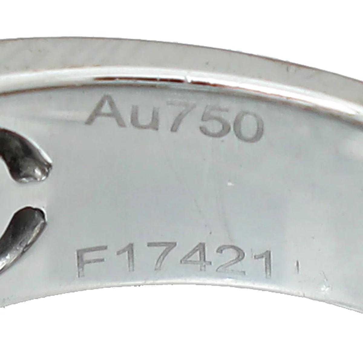 Messika 18K White Gold Move Joaillerie Pavé Diamond Small Model Ring 54