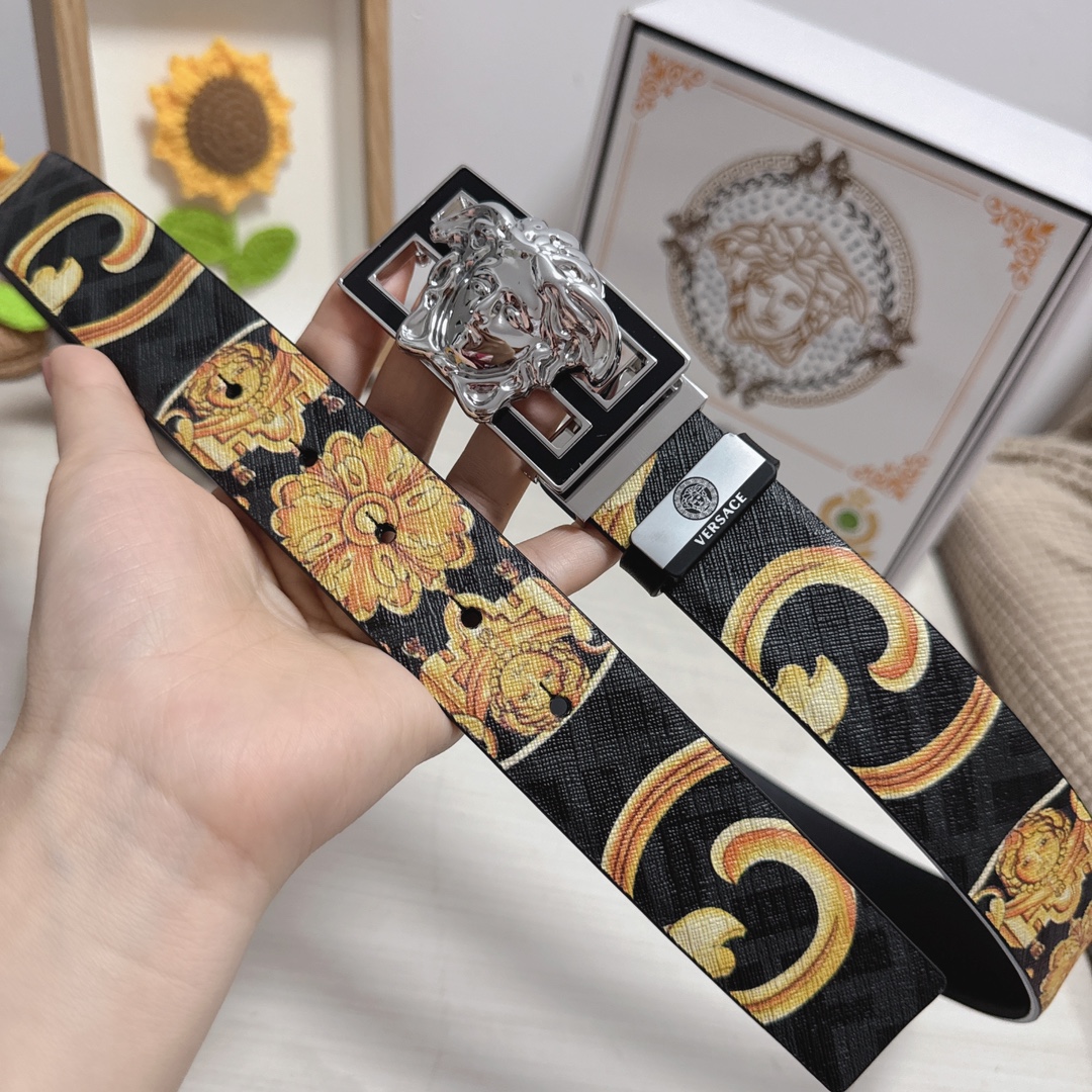 Versace Leather Belts 1:1 Mirror Version