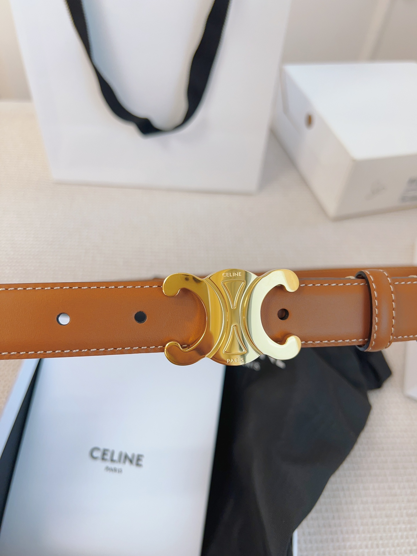 Celine Leather Belts 1:1 Mirror Version