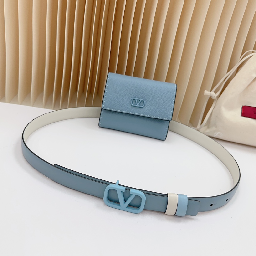 Valentino Leather Belts 1:1 Mirror Version