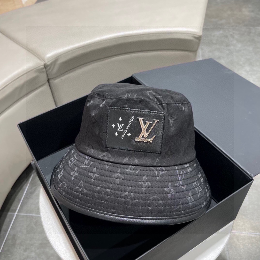 Louis Vuitton LV Exquisite Embroidered Fisherman's Hat  Sunhat （Replica）