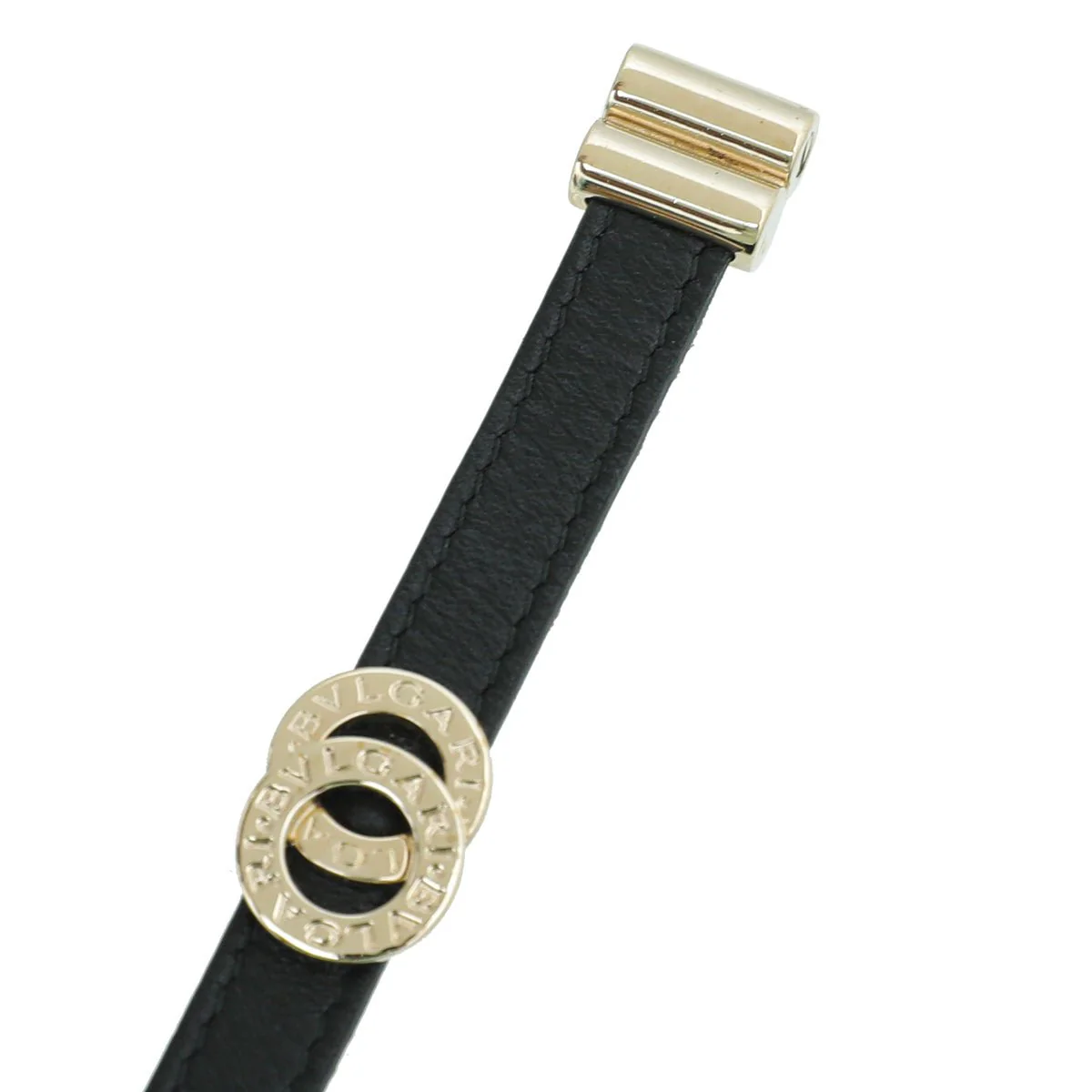 Bvlgari Black Double Coiled Bracelet