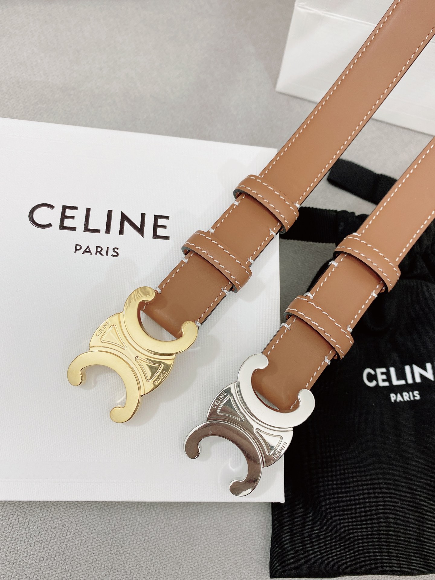 Celine Leather Belts 1:1 Mirror Version