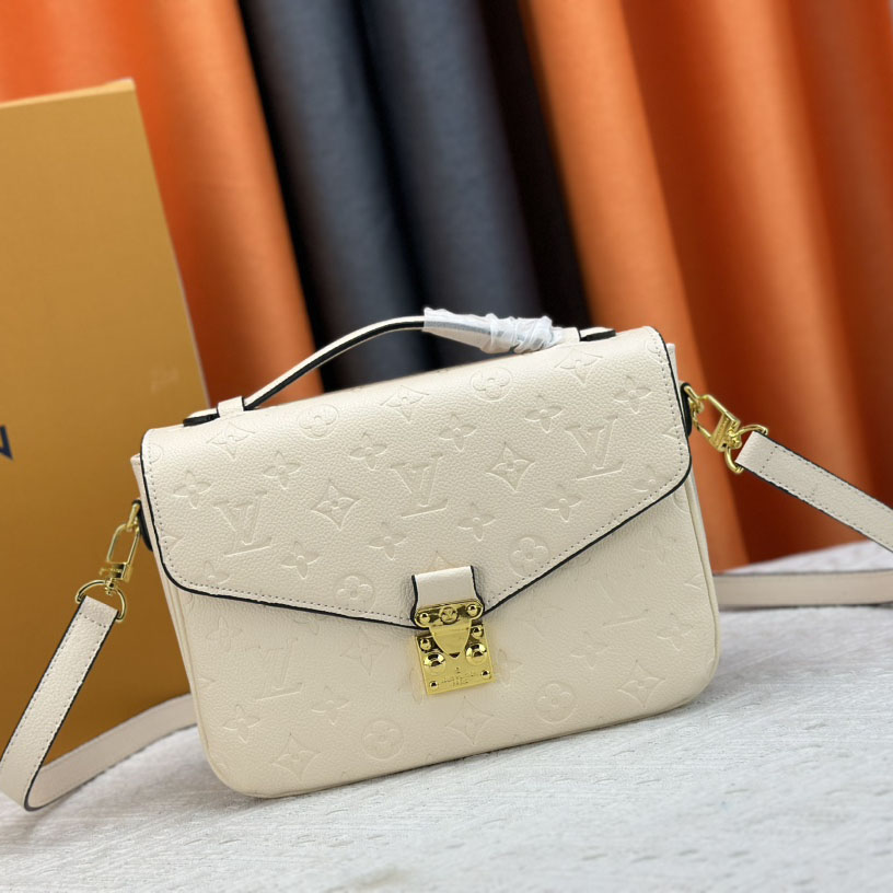 Louis Vuitton Pochette Métis Bag Beige For Women 9.8incn 25cm M11461