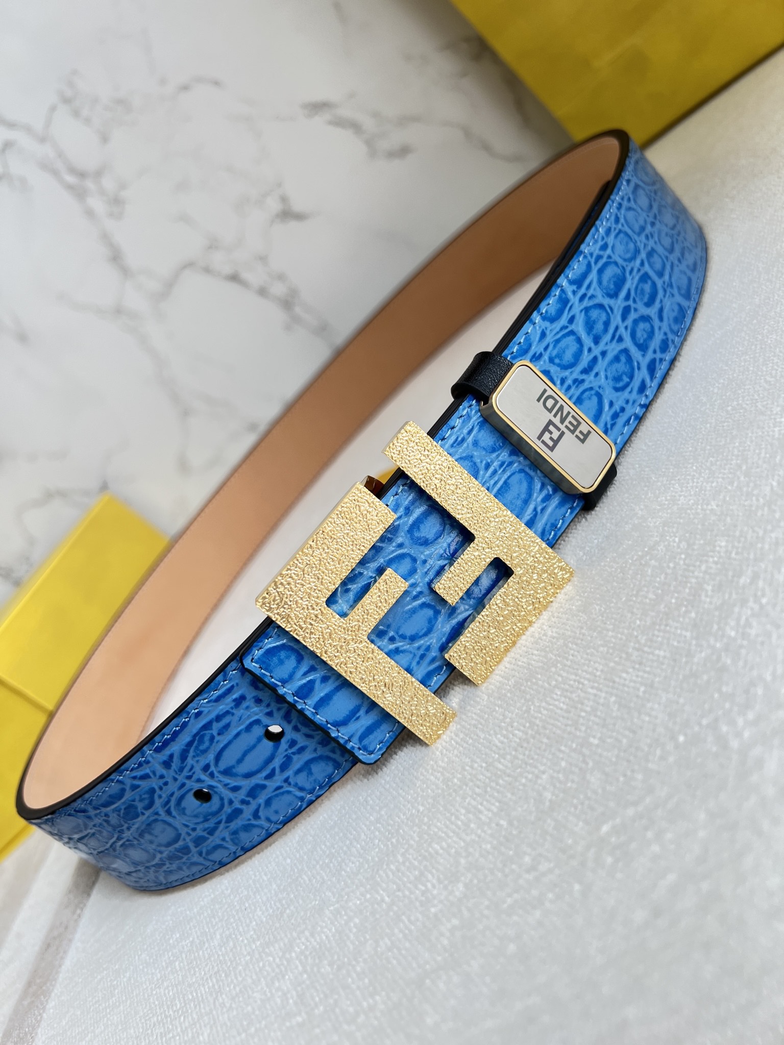 Fendi Leather Belts 1:1 Mirror Version