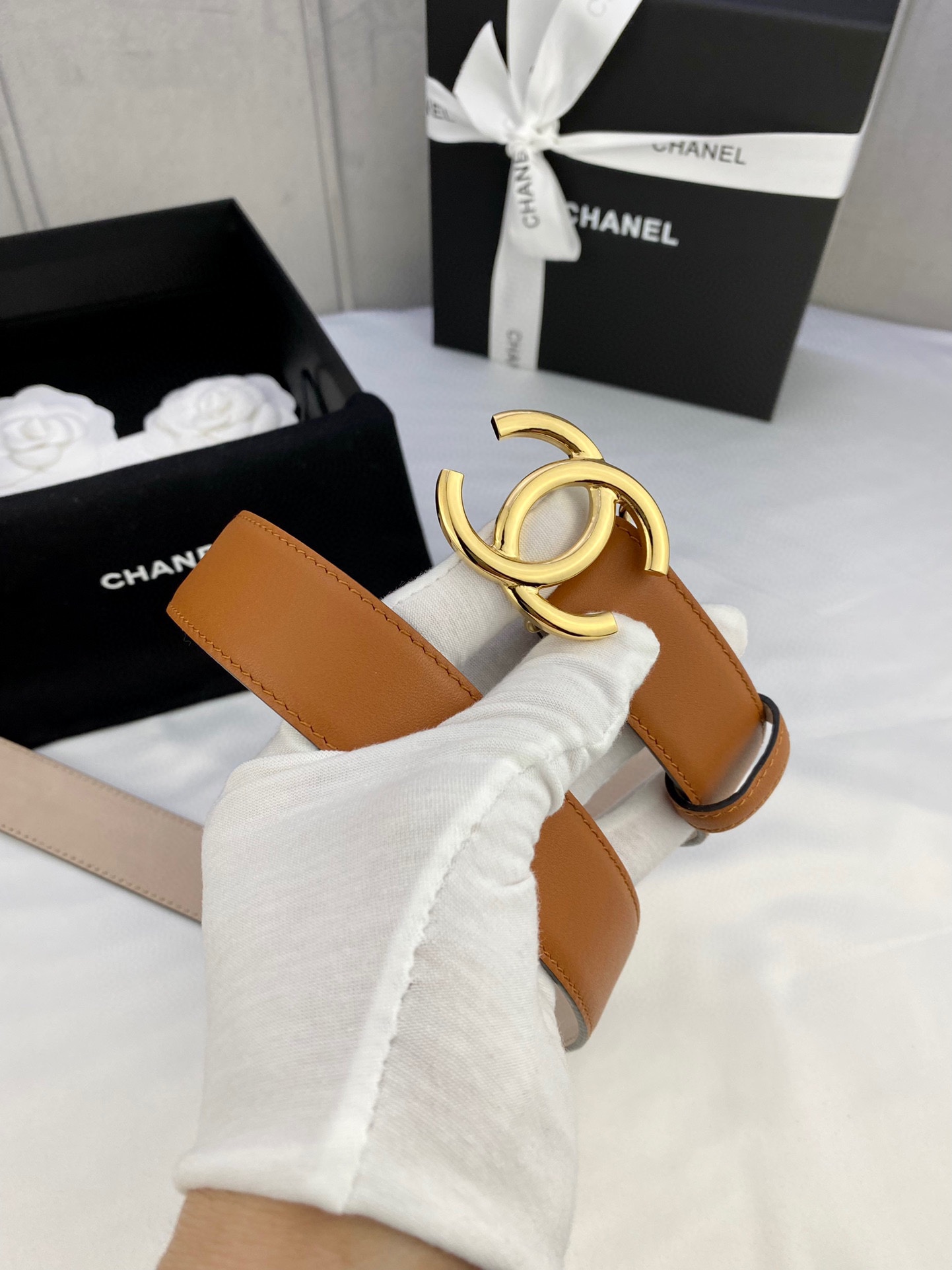 Chanel Leather Belts 1:1 Mirror Version