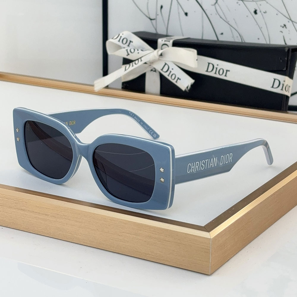 Dior Side Letter Plate Frame sunglasses Top quality (Replica）