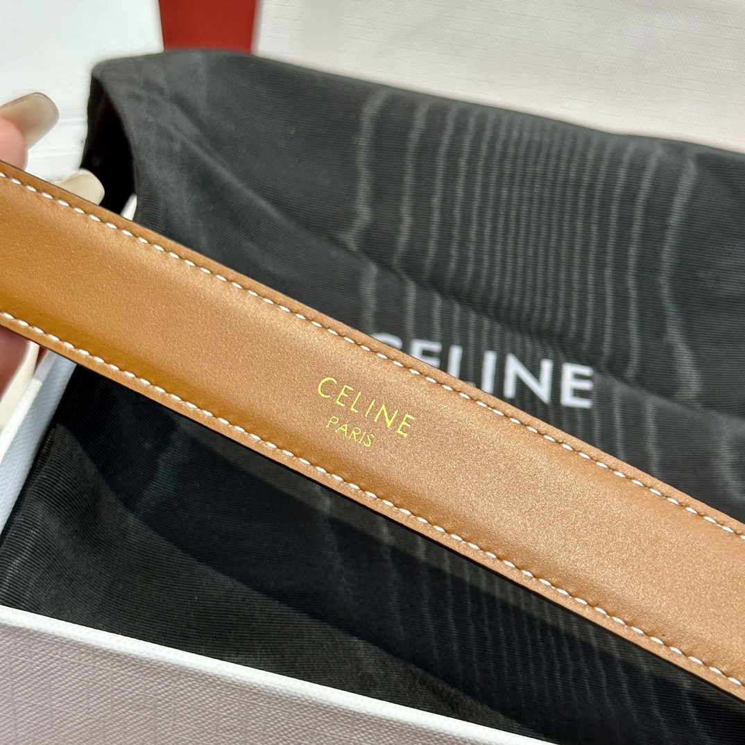 Celine Leather Belts 1:1 Mirror Version