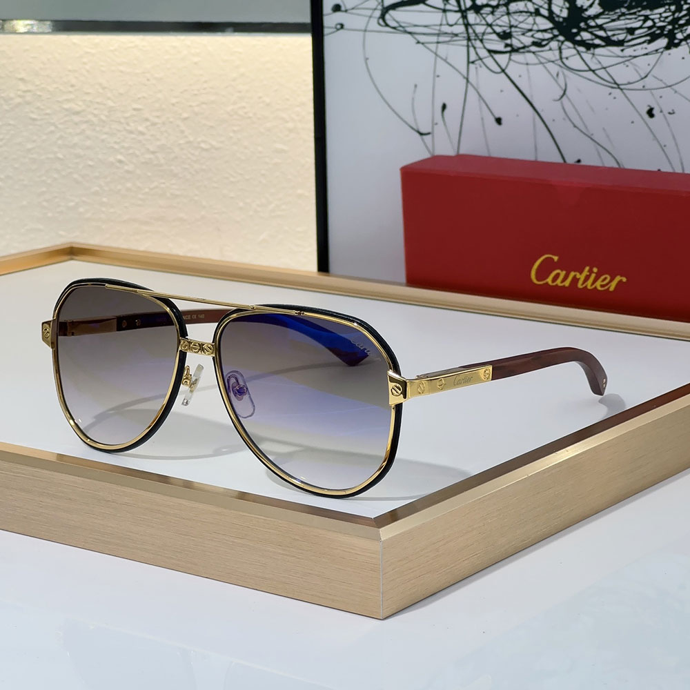 Cartier Aviator Metal Sunglasses Top quality  （Replica）