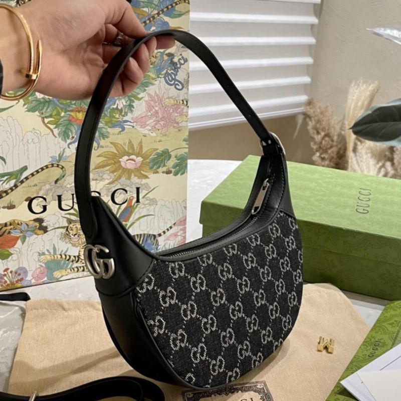 Gucci Ophidia Canvas&Leather Shoulder  Bags Handbag (7A Replica)