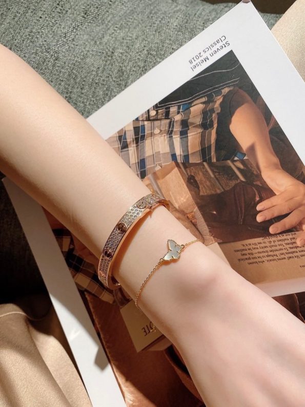 Van Cleef Bracelet Dupe, Butterfly Bracelet