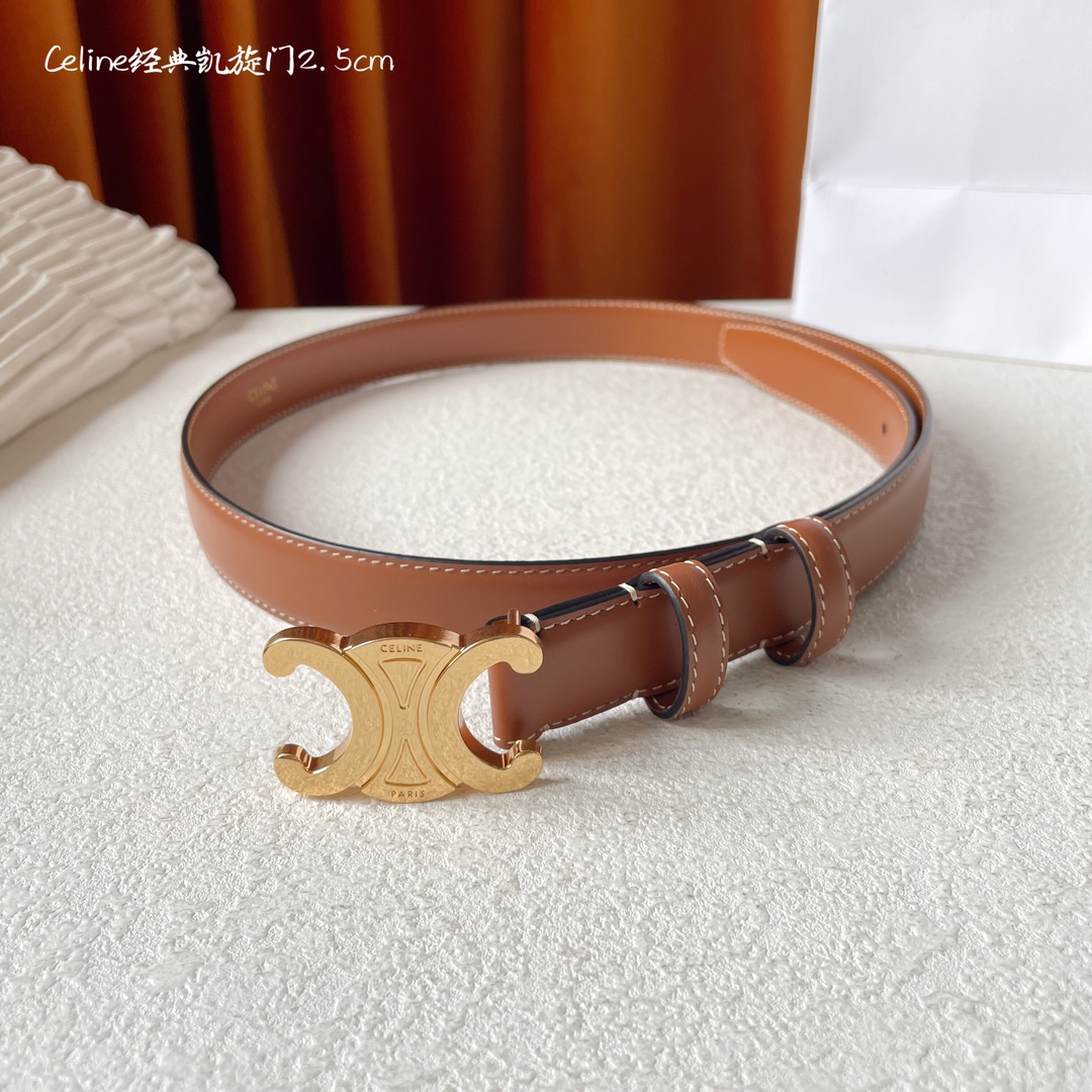 Celine Leather Belts 1:1 Mirror Version