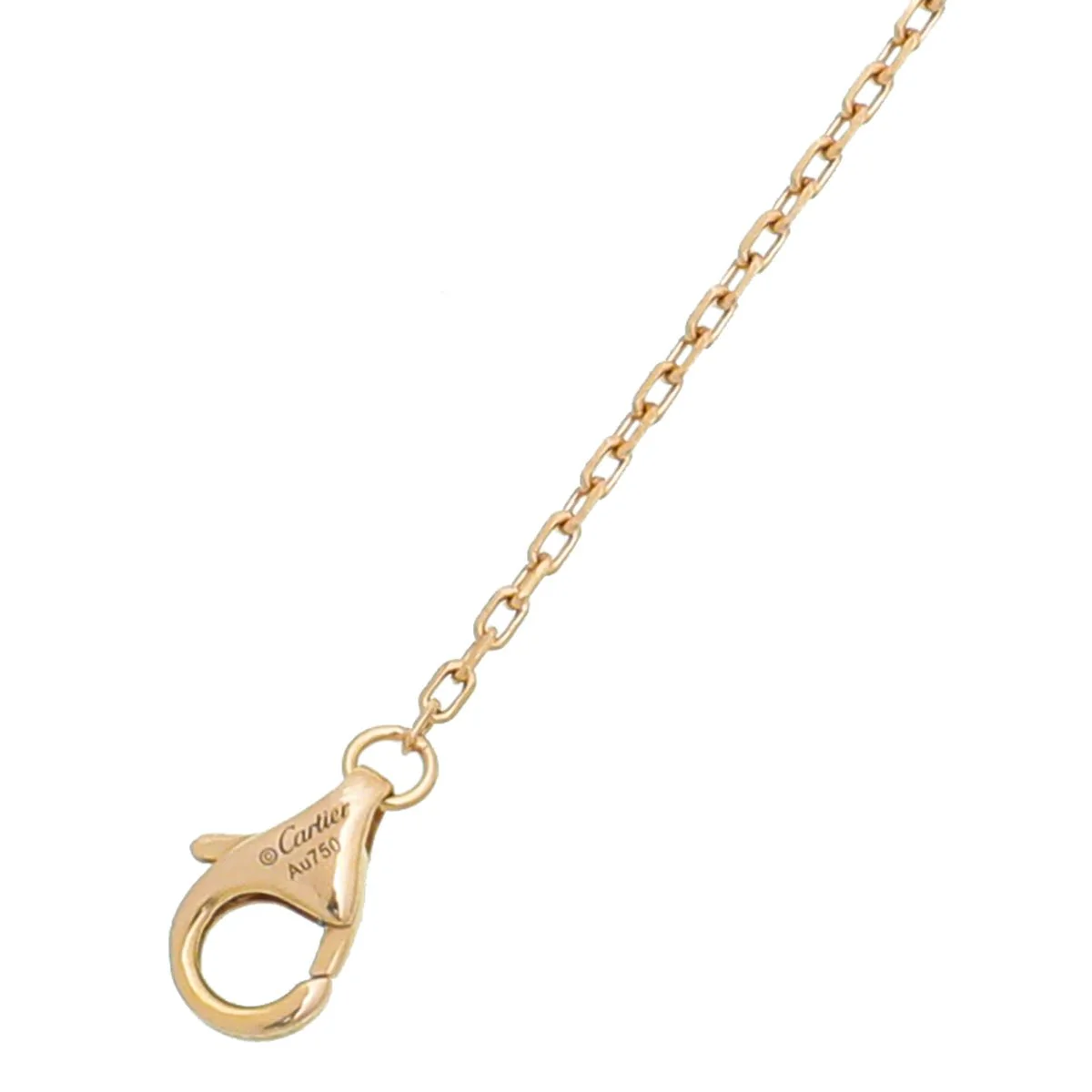 Cartier 18K Pink Gold Diamonds Juste Un Clou Necklace