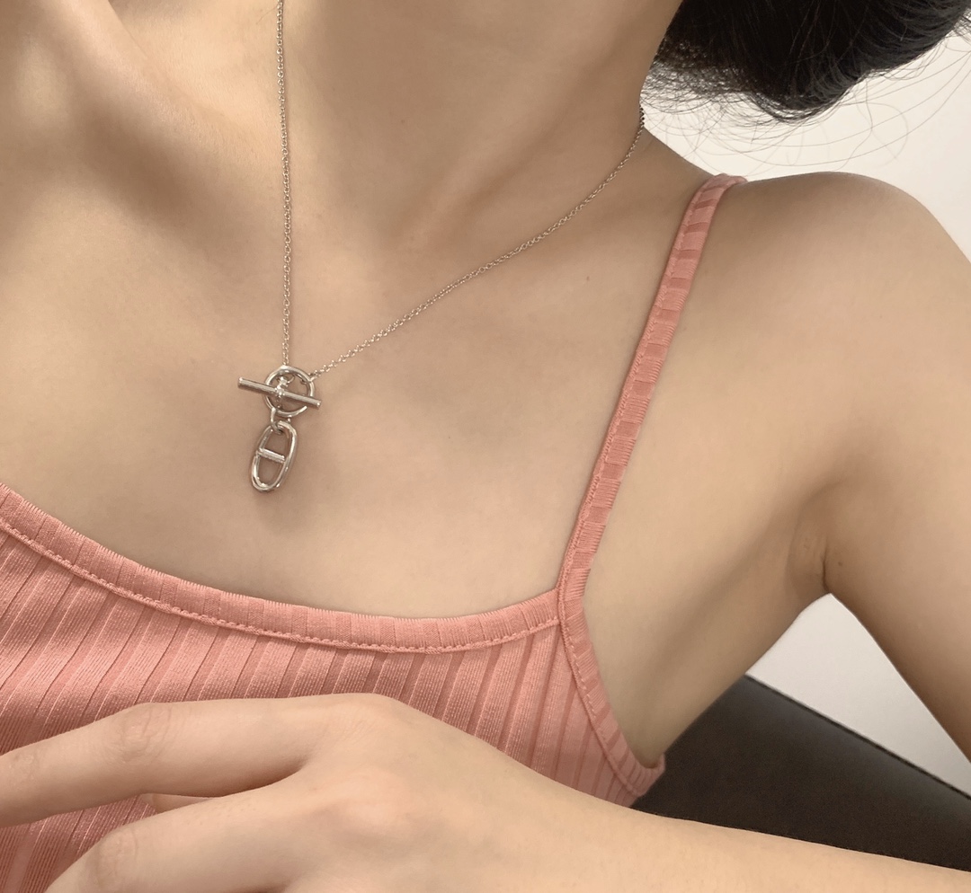 Hermes Pig Nose Necklace