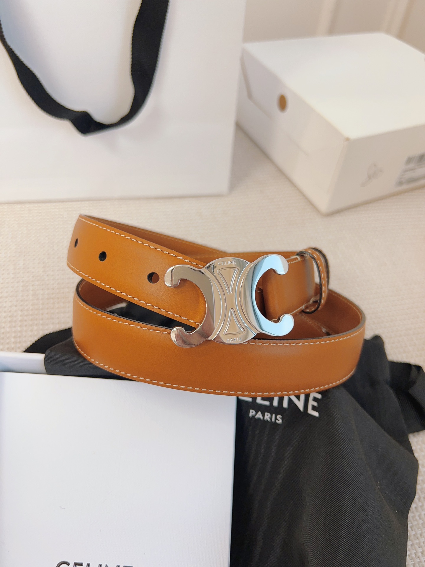 Celine Leather Belts 1:1 Mirror Version