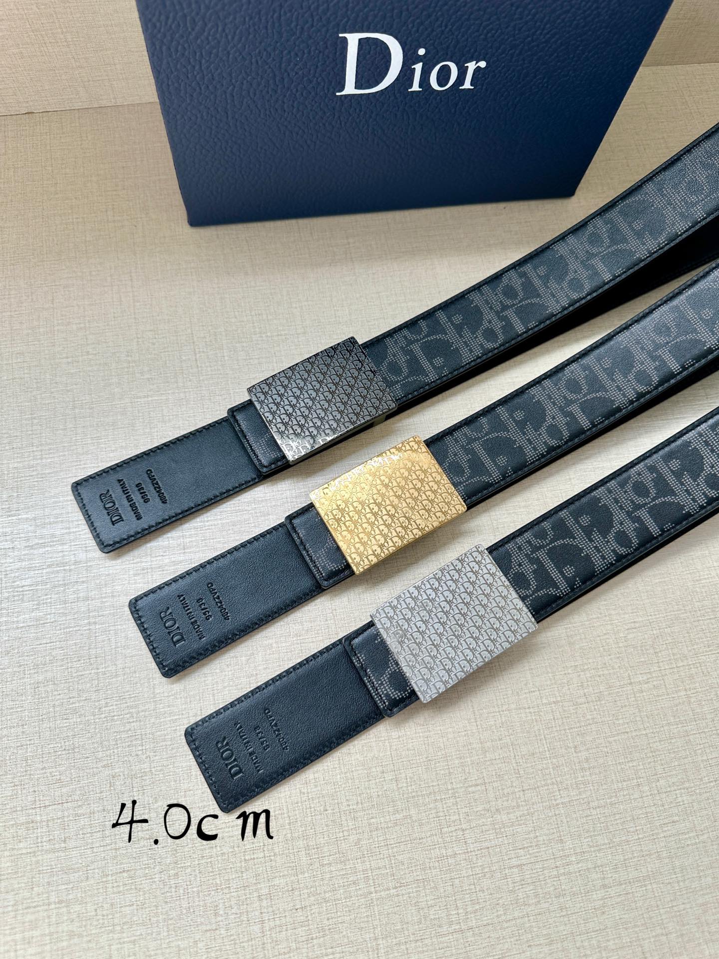 Dior Leather Belts 1:1 Mirror Version