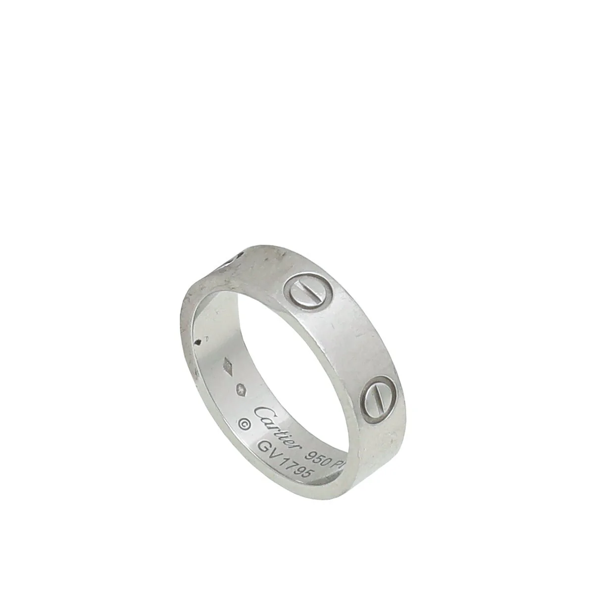 Cartier Platinum Love Ring 57
