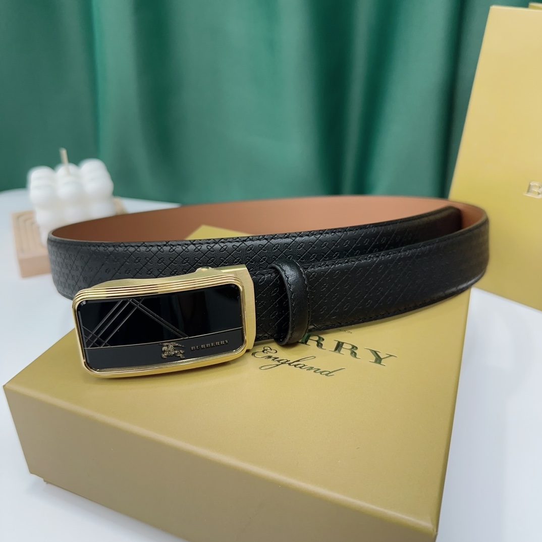 Burberry Leather Belts 1:1 Mirror Version