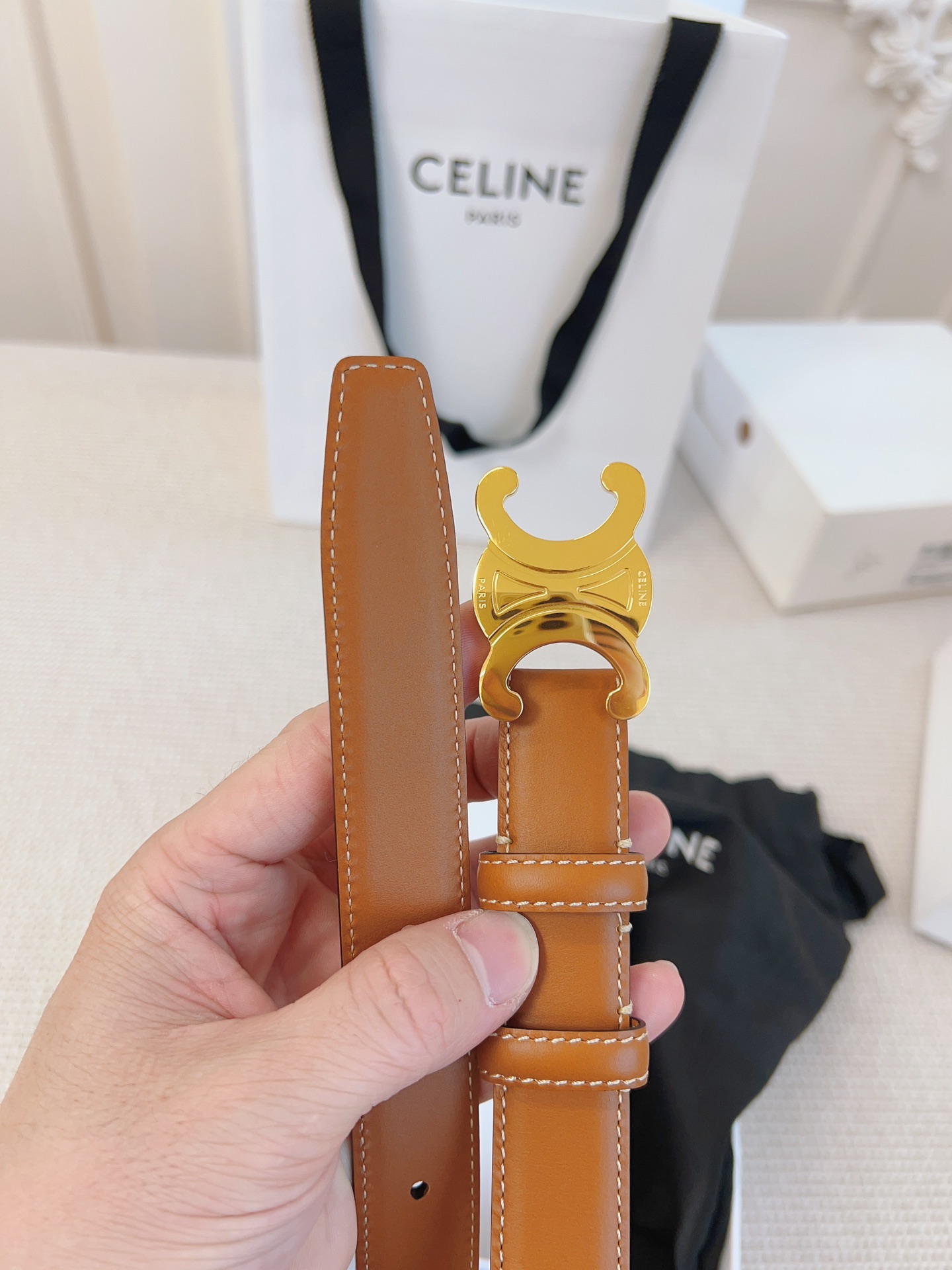 Celine Leather Belts 1:1 Mirror Version