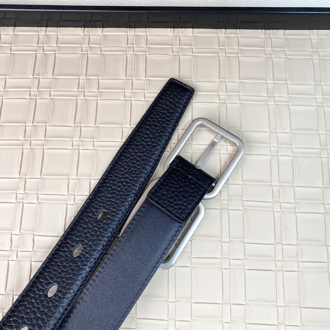 YSL Saint Laurent Leather Belts 1:1 Mirror Version