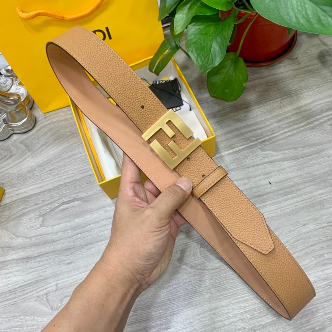 Fendi Leather Belts 1:1 Mirror Version