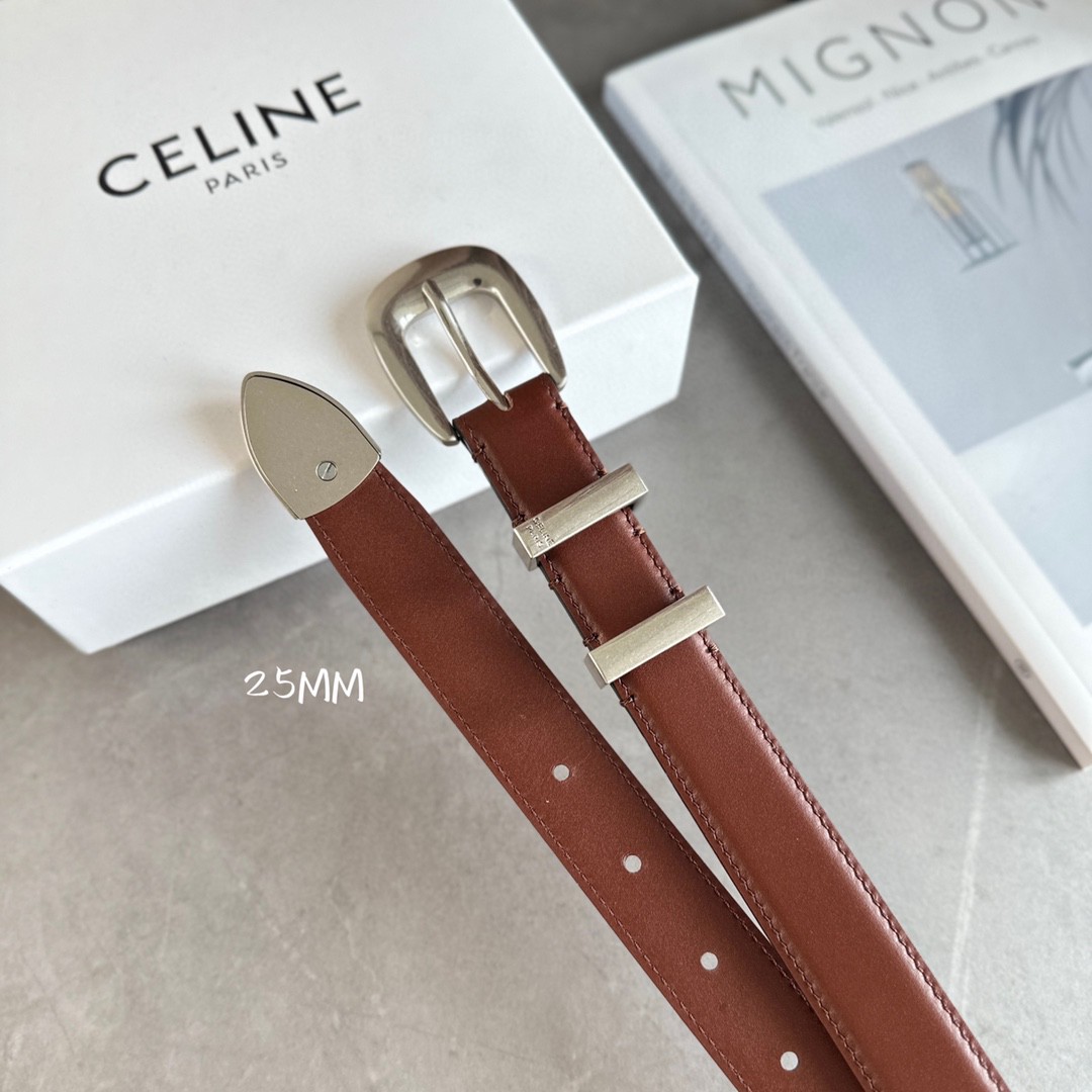 Celine Leather Belts 1:1 Mirror Version