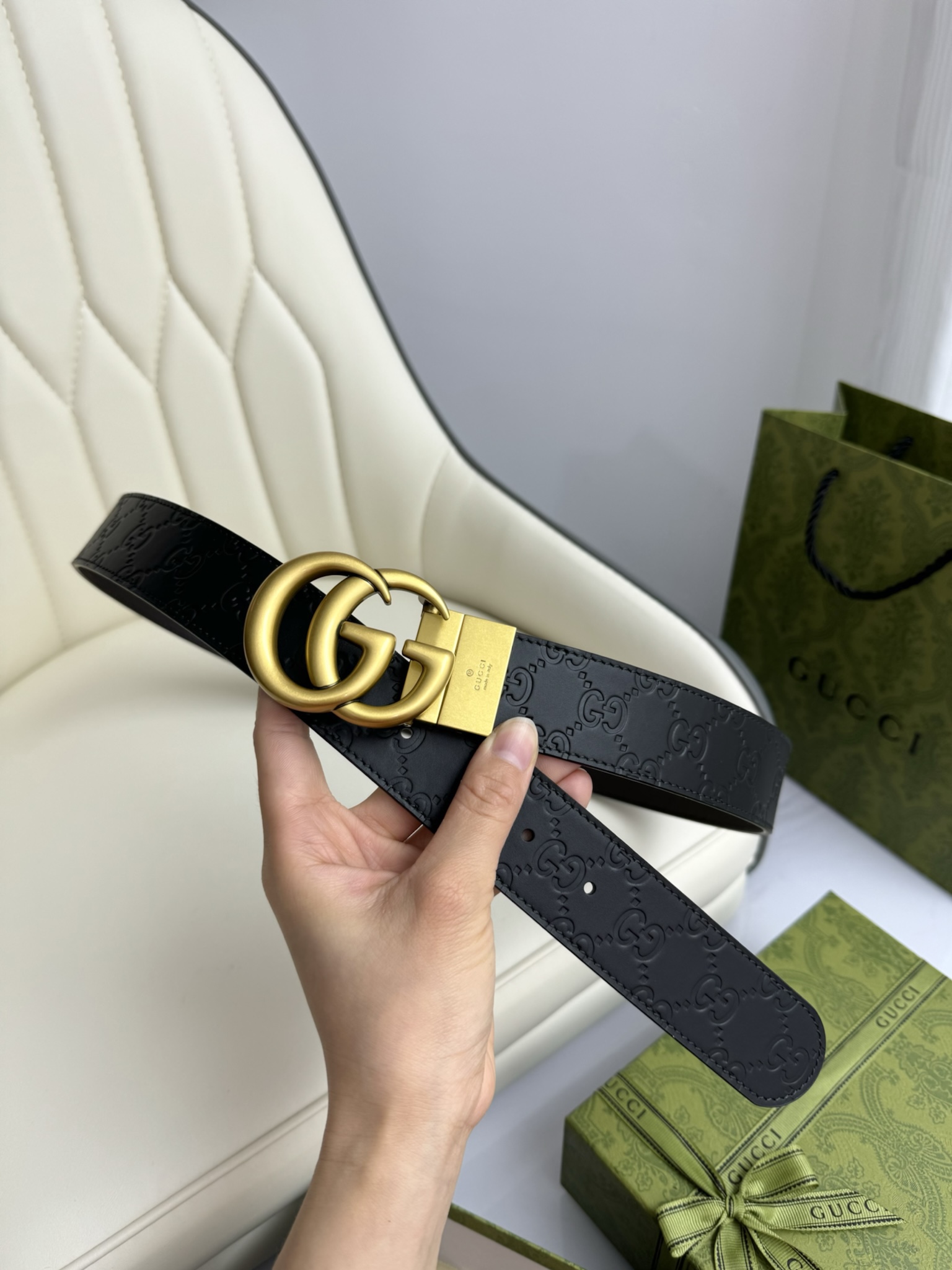 Gucci Leather Belts 1:1 Mirror Version