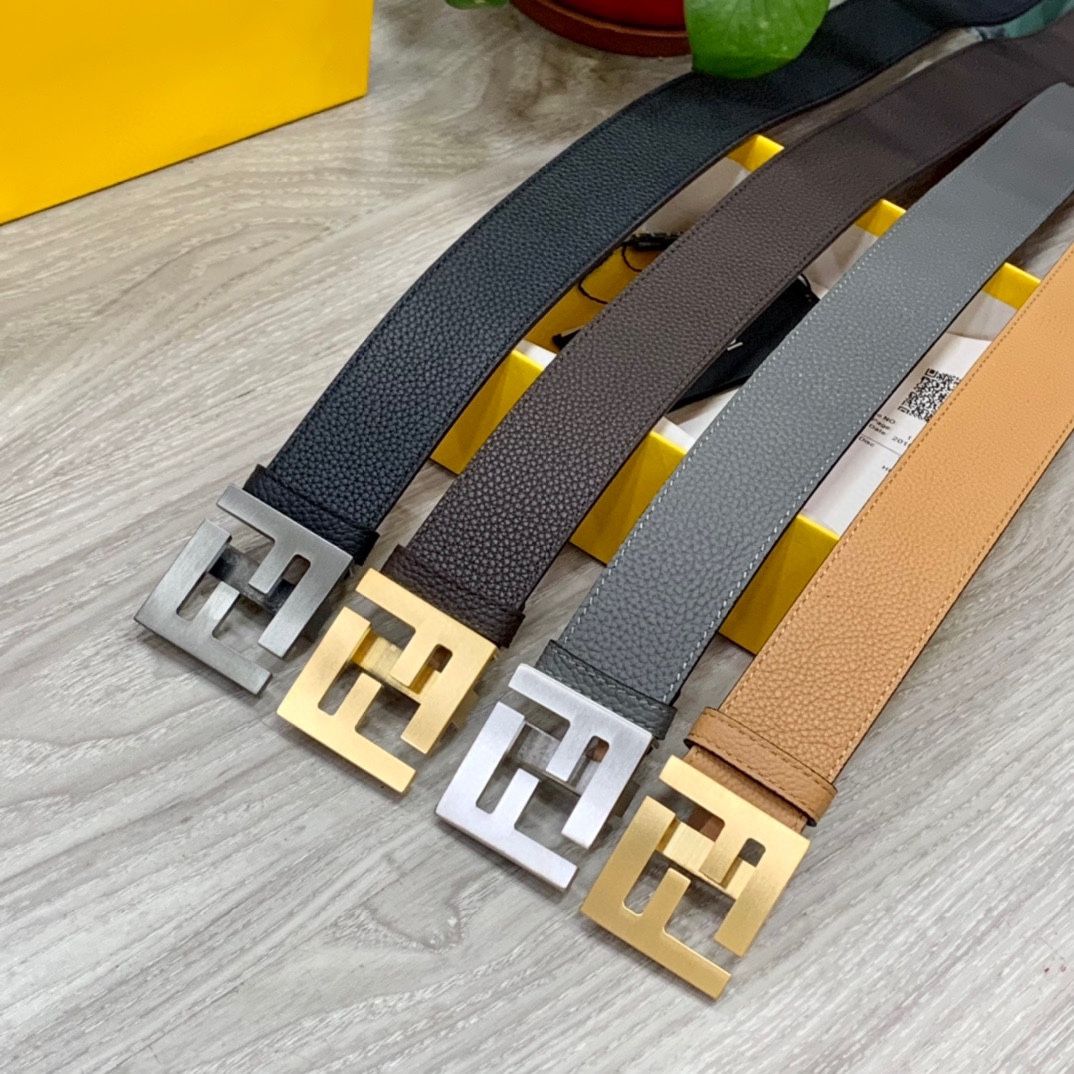 Fendi Leather Belts 1:1 Mirror Version